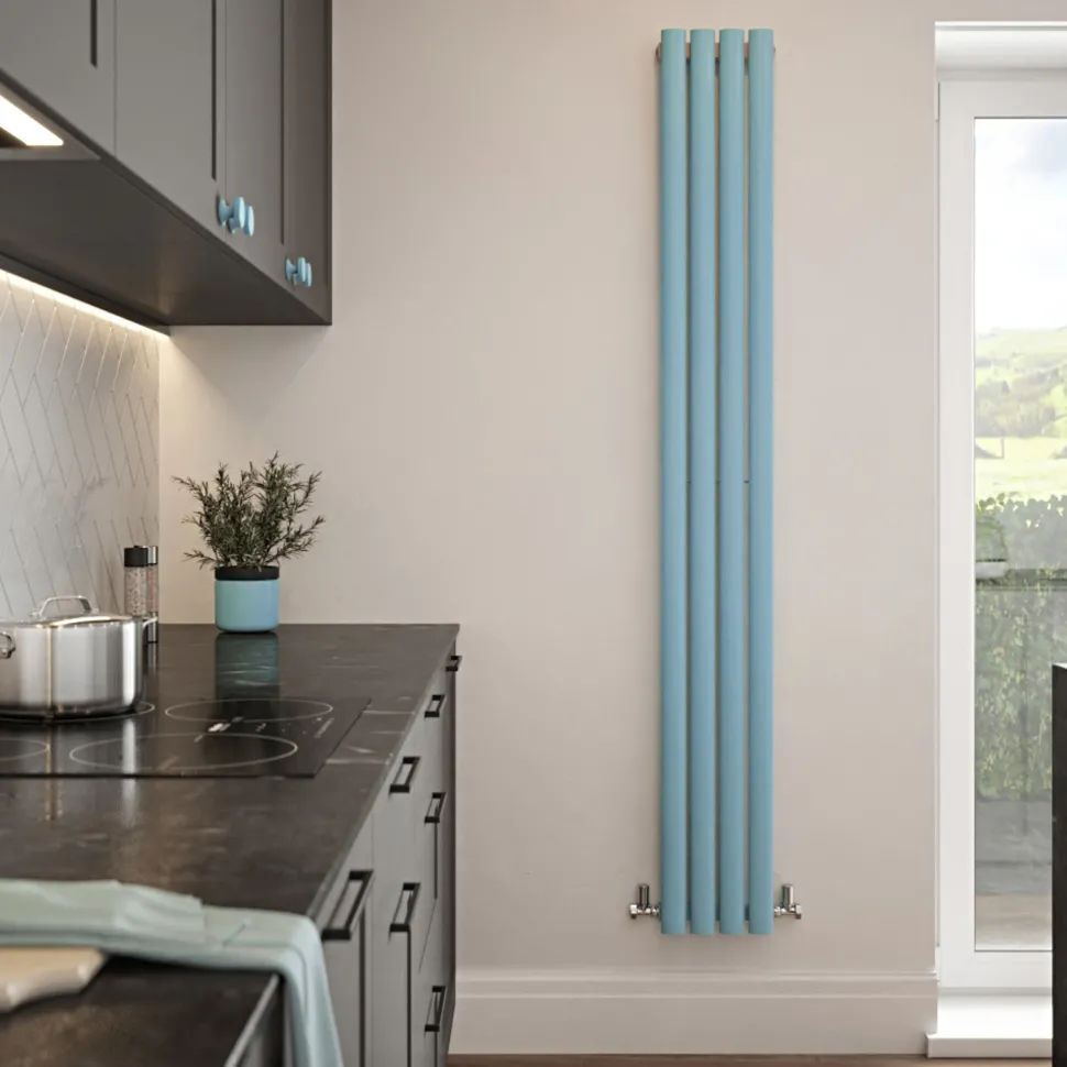 The Tap Factory Vibrance Single Panel Vertical Radiator 1800 x 236mm - 15 Colours Available