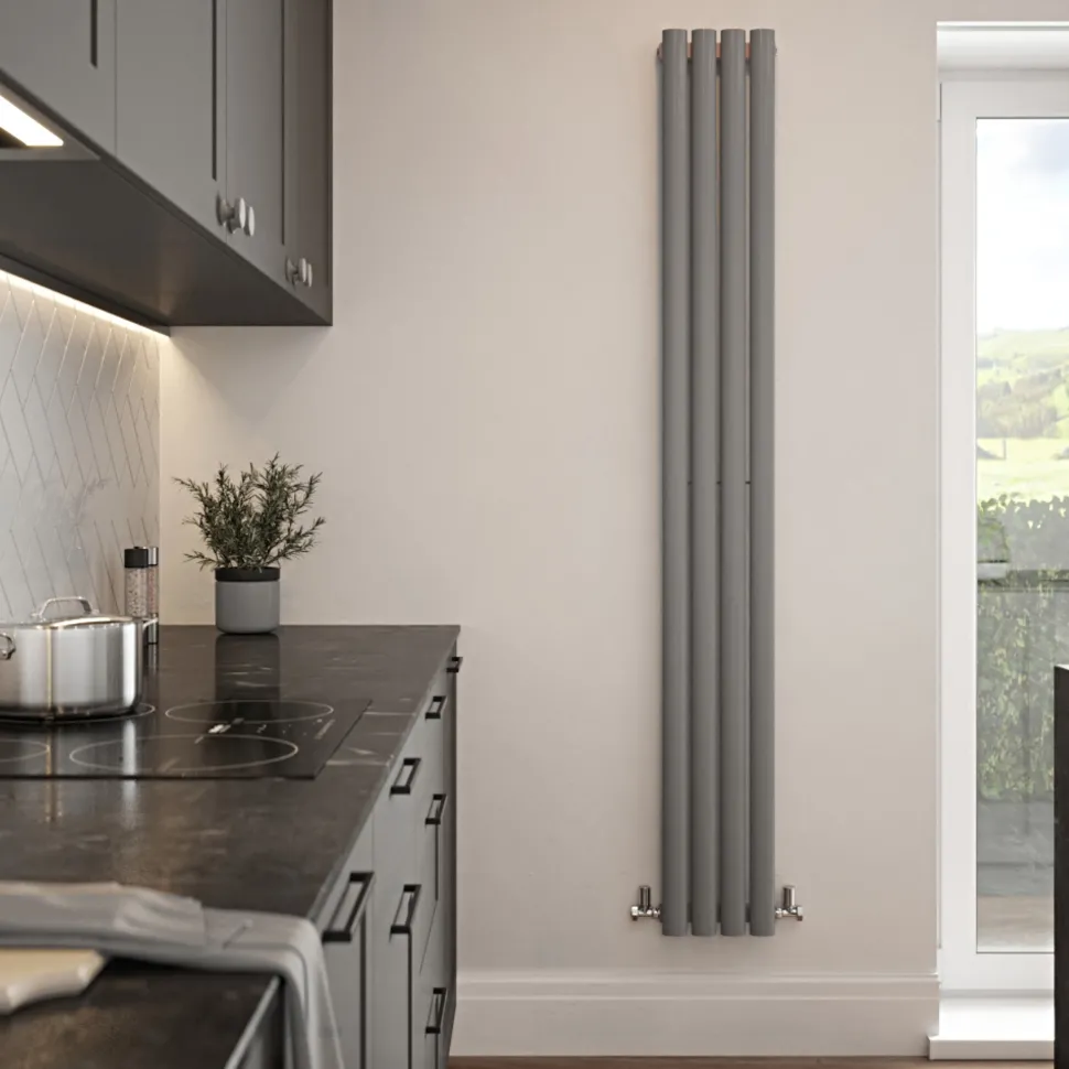 The Tap Factory Vibrance Single Panel Vertical Radiator 1800 x 236mm - 15 Colours Available