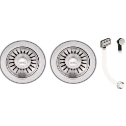 Thomas Denby 2 Bowl Deluxe Waste Kit