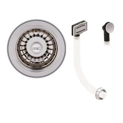 Thomas Denby Legacy Belfast 1 Bowl Gloss White Ceramic Kitchen Sink with Tap Ledge - 795 x 500mm