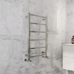 Toasty Arcus Polished Stainless Steel Electric Heated Towel Rail