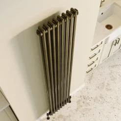 Toasty Ardleigh Antique Brass Vertical Column Radiator