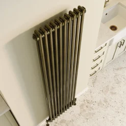 Toasty Ardleigh Antique Brass Vertical Column Radiator