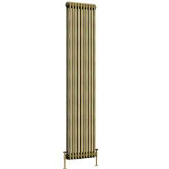 Toasty Ardleigh Antique Brass Vertical Column Radiator