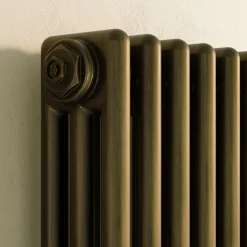 Toasty Ardleigh Antique Brass Vertical Column Radiator