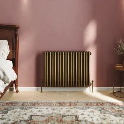 Toasty Ardleigh Antique Brass Horizontal Column Radiator