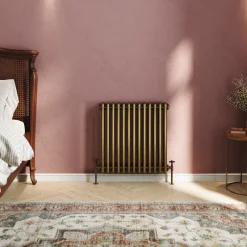 Toasty Ardleigh Antique Brass Horizontal Column Radiator