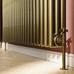 Toasty Ardleigh Antique Brass Horizontal Column Radiator