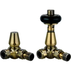 Toasty Ardleigh Antique Brass Thermostatic Radiator Valves