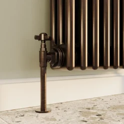 Toasty Ardleigh Antique Copper Vertical 3 Column Radiator