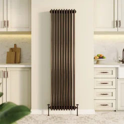 Toasty Ardleigh Antique Copper Vertical 3 Column Radiator
