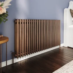 Toasty Ardleigh Antique Copper Horizontal 3 Column Radiator