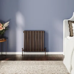 Toasty Ardleigh Antique Copper Horizontal 3 Column Radiator