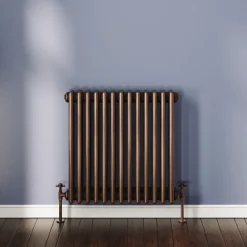 Toasty Ardleigh Antique Copper Horizontal 3 Column Radiator