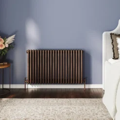 Toasty Ardleigh Antique Copper Horizontal 3 Column Radiator