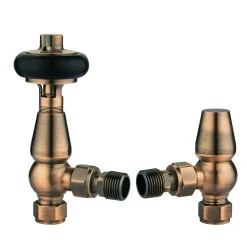 Toasty Ardleigh Antique Copper Thermostatic Radiator Valves
