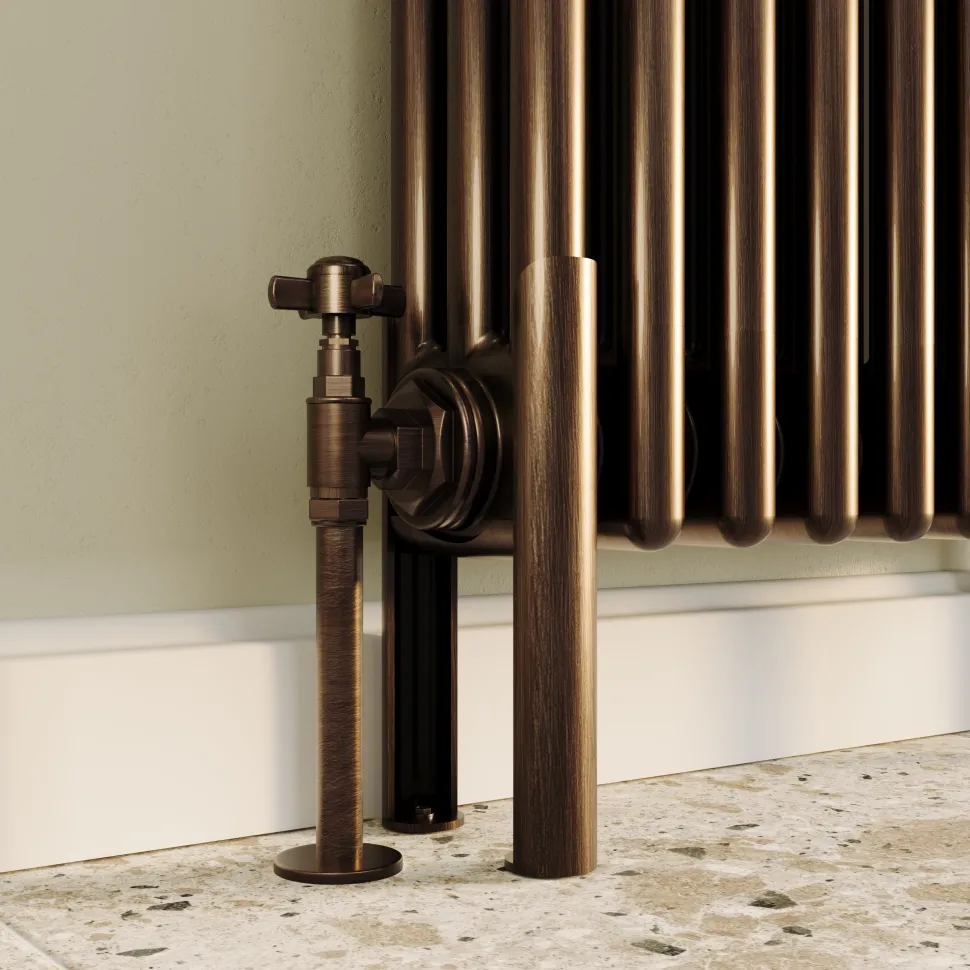Toasty Ardleigh 3 Column Antique Copper Radiator Feet