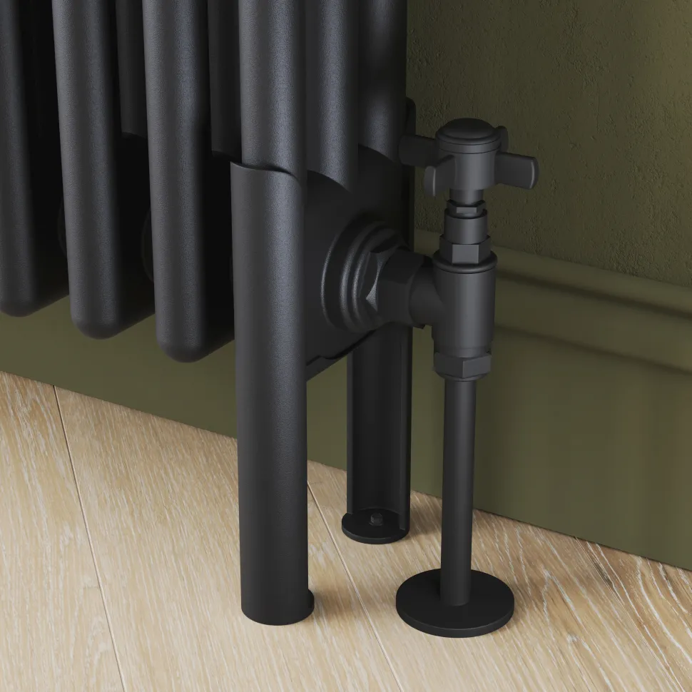 Toasty Ardleigh Matt Black Column Radiator Feet