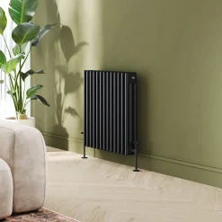 Toasty Ardleigh Matt Black Horizontal Column Radiator