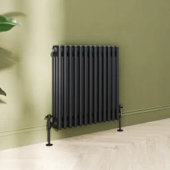 Toasty Ardleigh Matt Black Horizontal Column Radiator