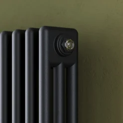 Toasty Ardleigh Matt Black Horizontal Column Radiator