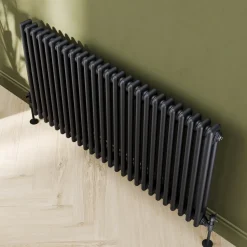Toasty Ardleigh Matt Black Horizontal Column Radiator