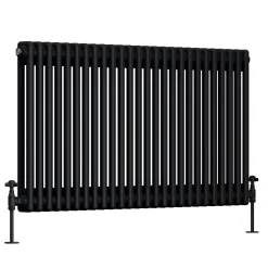 Toasty Ardleigh Matt Black Horizontal Column Radiator