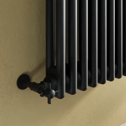 Toasty Ardleigh Matt Black Horizontal Column Radiator