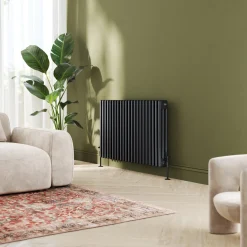 Toasty Ardleigh Matt Black Horizontal Column Radiator