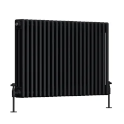 Toasty Ardleigh Matt Black Horizontal Column Radiator
