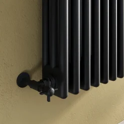 Toasty Ardleigh Matt Black Vertical Column Radiator