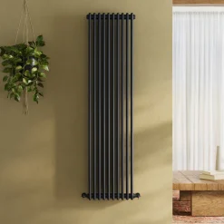 Toasty Ardleigh Matt Black Vertical Column Radiator