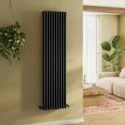 Toasty Ardleigh Matt Black Vertical Column Radiator
