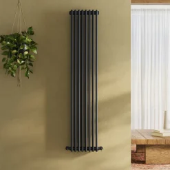 Toasty Ardleigh Matt Black Vertical Column Radiator
