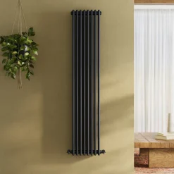 Toasty Ardleigh Matt Black Vertical Column Radiator