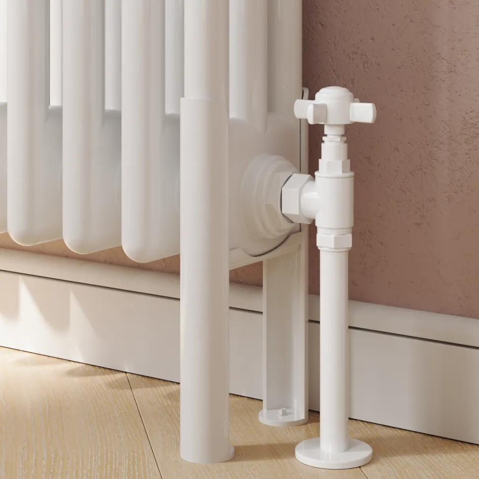 Toasty Ardleigh White Column Radiator Feet