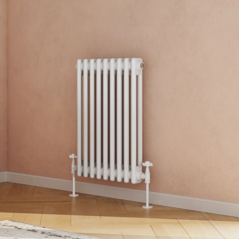 Toasty Ardleigh White Horizontal Column Radiator