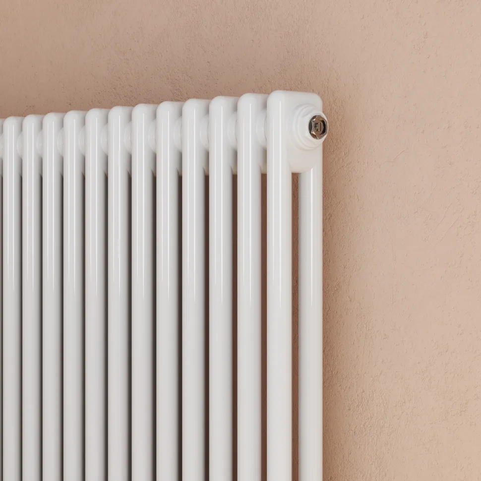 Toasty Ardleigh White Horizontal Column Radiator