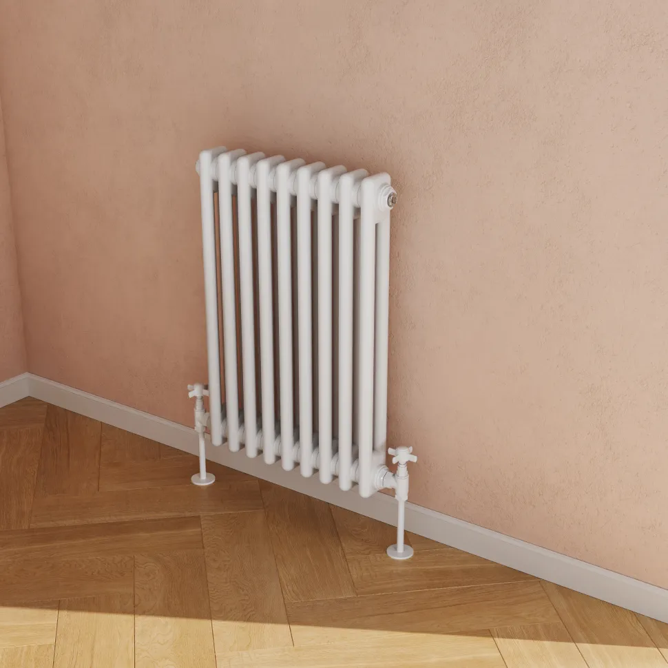 Toasty Ardleigh White Horizontal Column Radiator