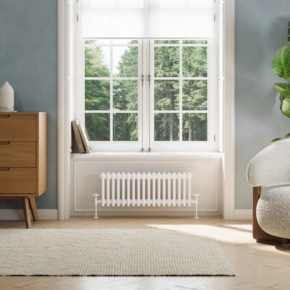 Toasty Ardleigh White Horizontal Column Radiator