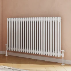 Toasty Ardleigh White Horizontal Column Radiator