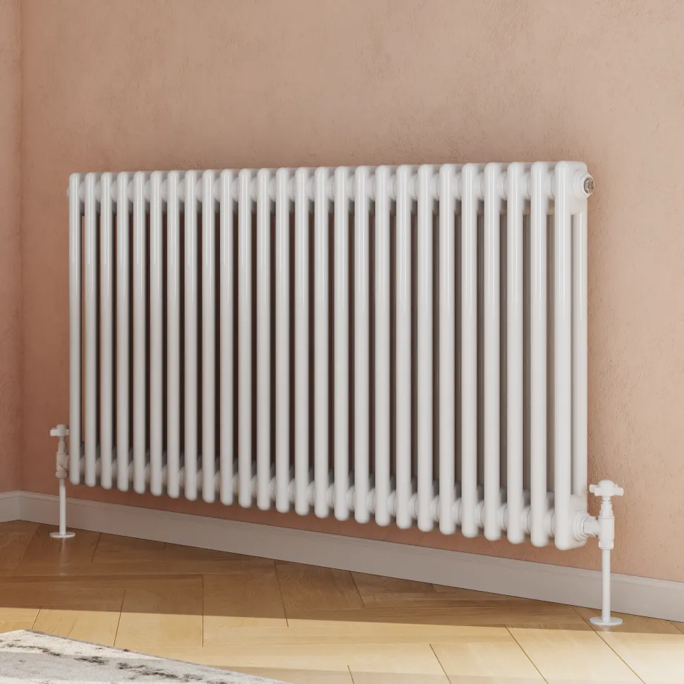 Toasty Ardleigh White Horizontal Column Radiator