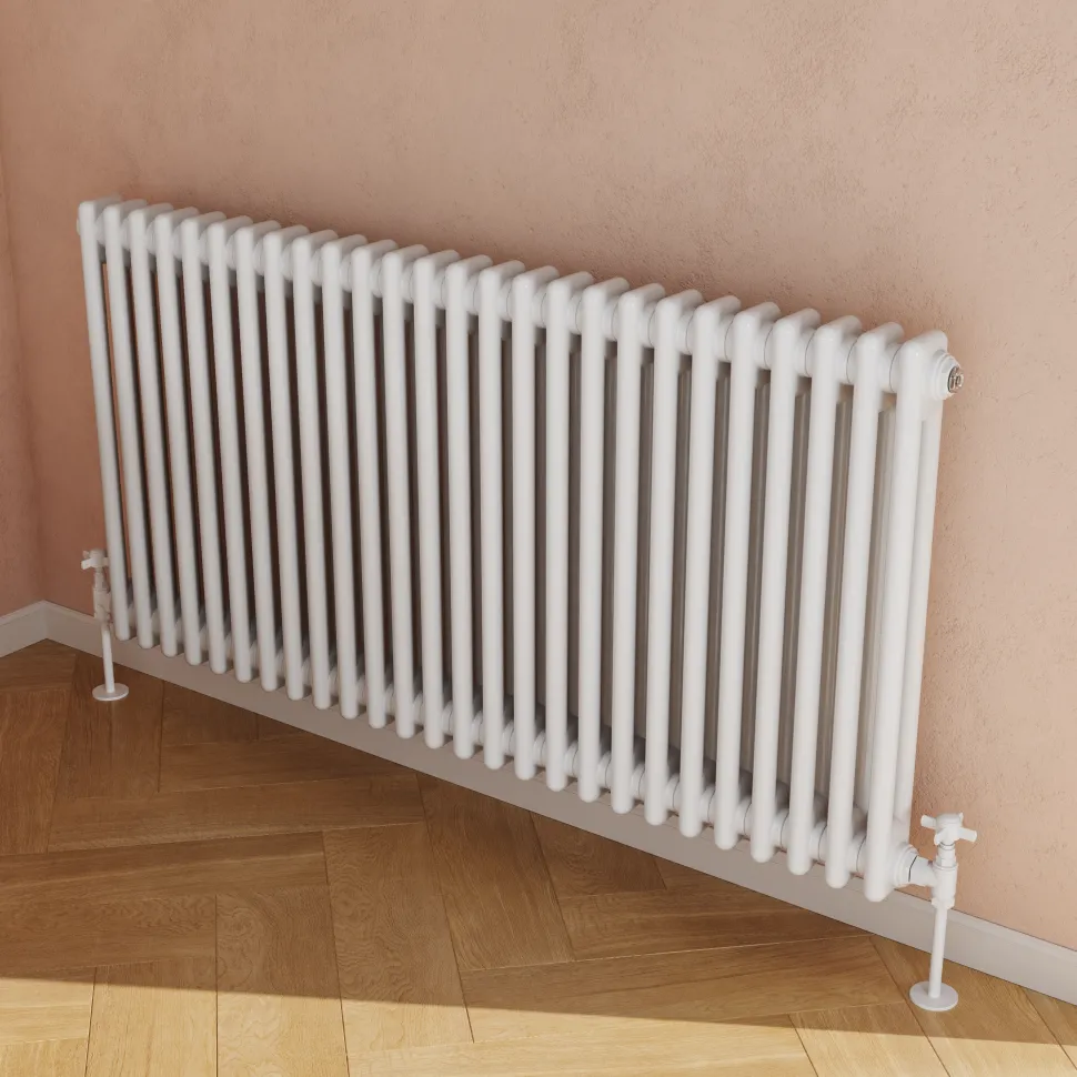 Toasty Ardleigh White Horizontal Column Radiator