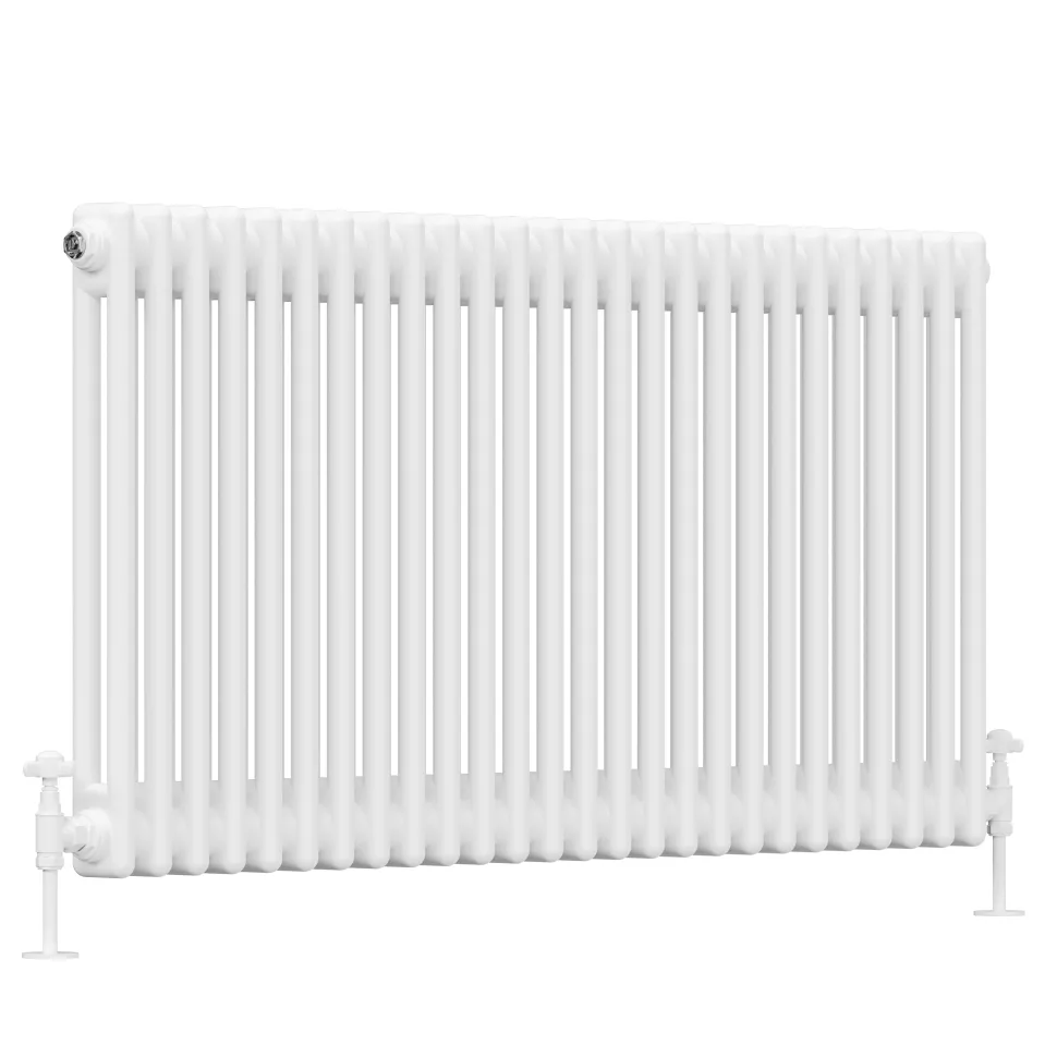 Toasty Ardleigh White Horizontal Column Radiator