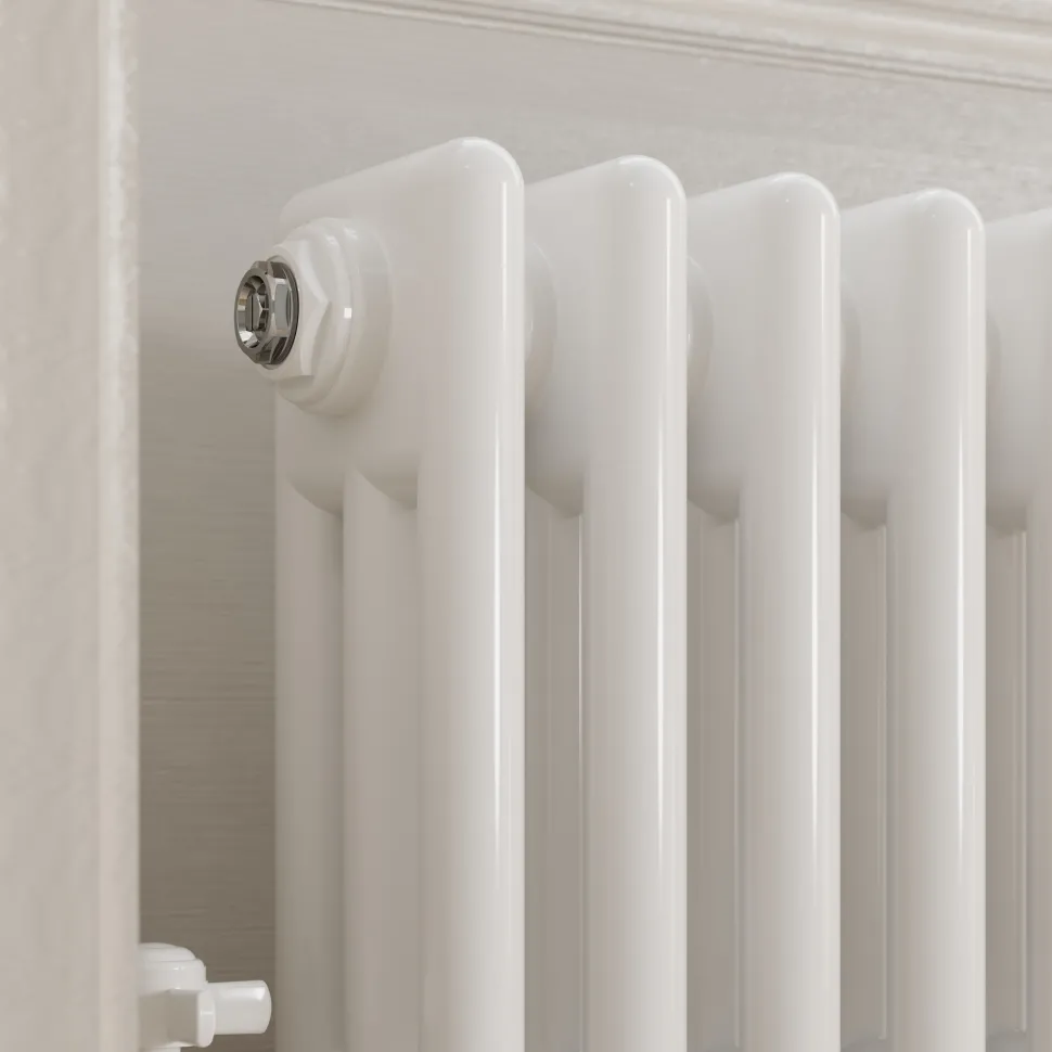 Toasty Ardleigh White Horizontal Column Radiator