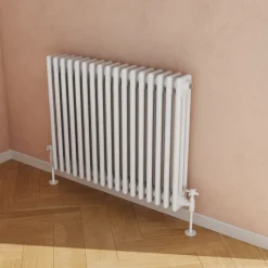 Toasty Ardleigh White Horizontal Column Radiator