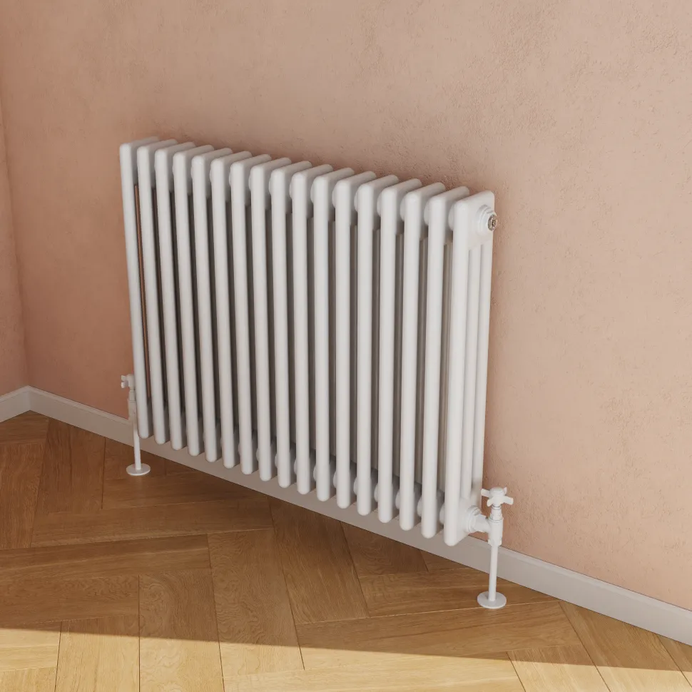 Toasty Ardleigh White Horizontal Column Radiator
