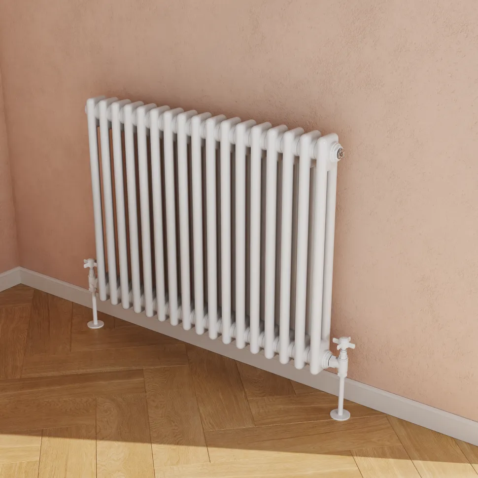 Toasty Ardleigh White Horizontal Column Radiator