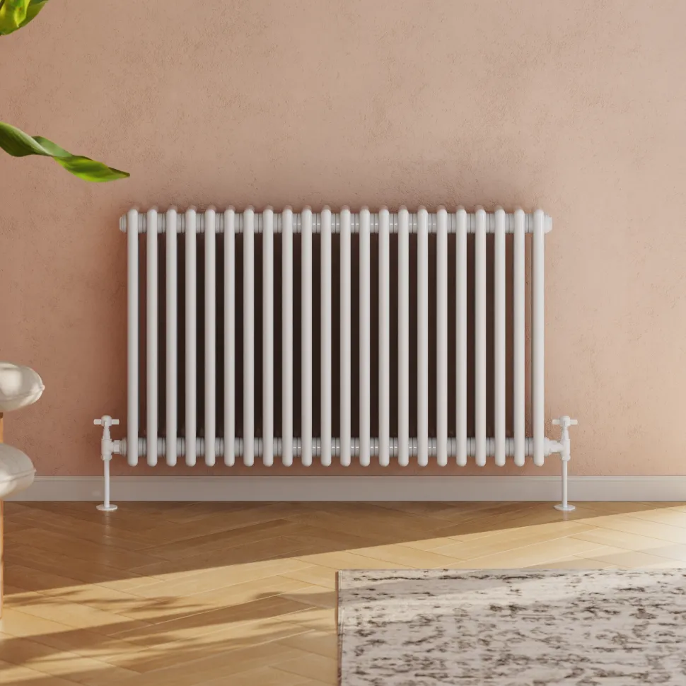 Toasty Ardleigh White Horizontal Column Radiator