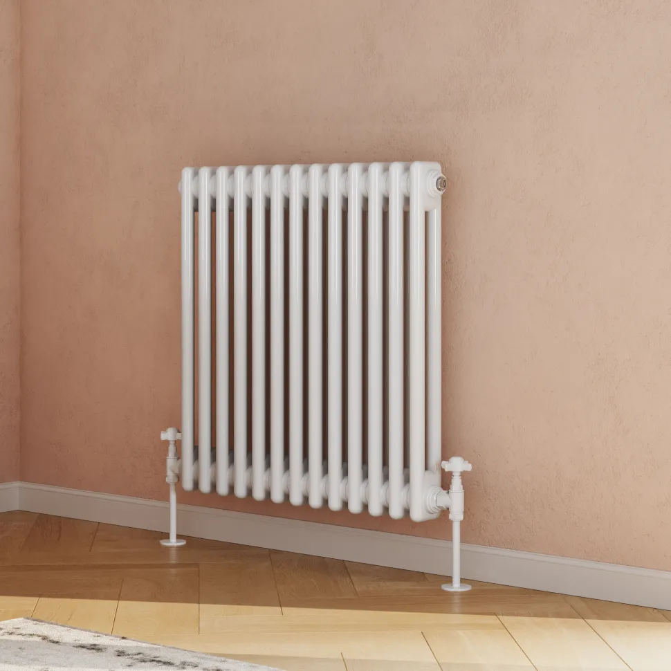Toasty Ardleigh White Horizontal Column Radiator